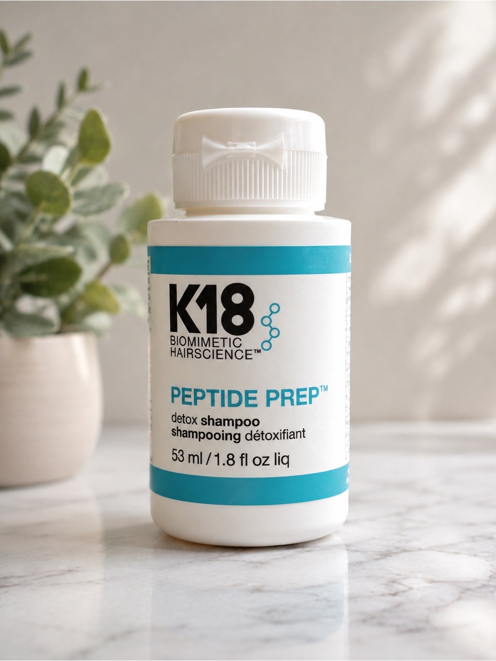 K18 Peptide Prep Detox Shampoo 1.8 oz 53 mL - New Bottle